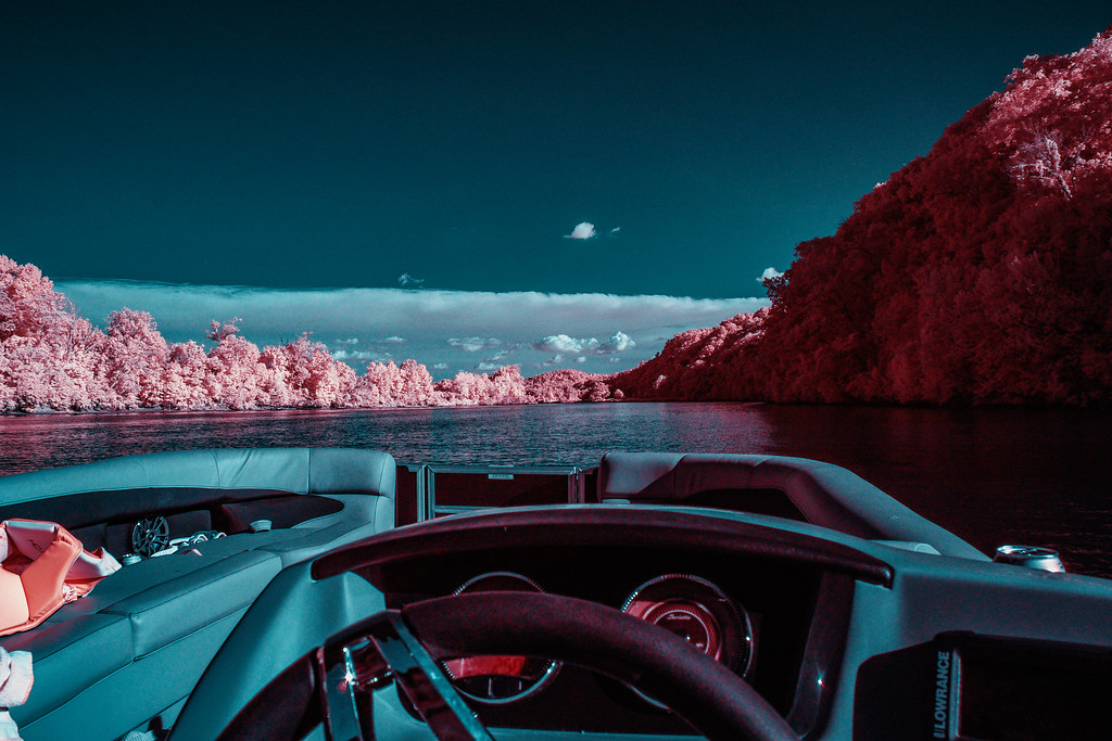 Cumberland River bank in infrared